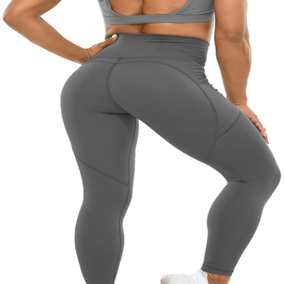 3 pack High Waisted Leggings for Women - Buttery Soft Pants with Pockets - Picture 2 of 6